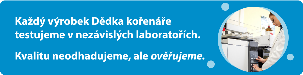 Dědek kořenář_ testuje v nezávislých laboratořích